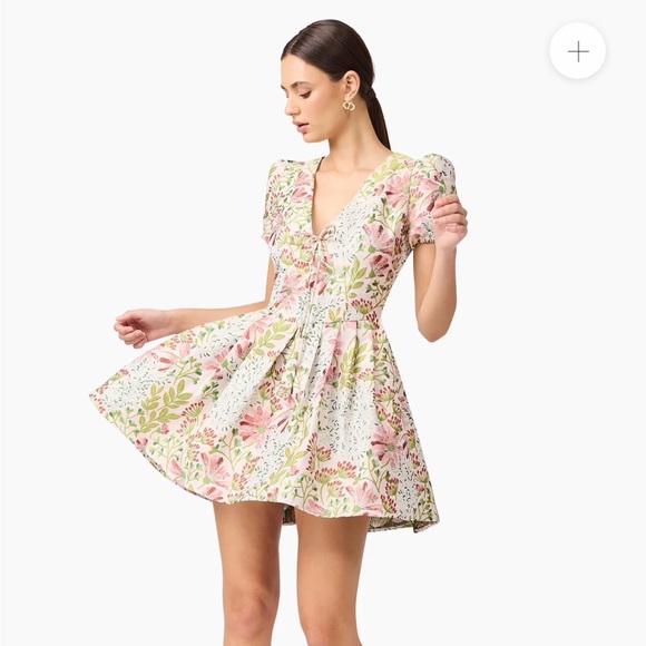 Elliatt Dresses & Skirts - NWT Calaantha Puff Sleeve Mini Dress in Floral Size Small